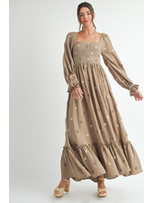 Dayna Embroidered Maxi Dress
