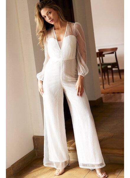 Pearl Embellished Jumpsuit
