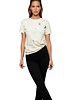 Reign Cuff Sleeve Tie Tee | Peony