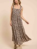 Desert Sunset Tiered Open Back Maxi Dress