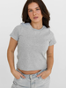 Zoé Rib T-Shirt | Heather