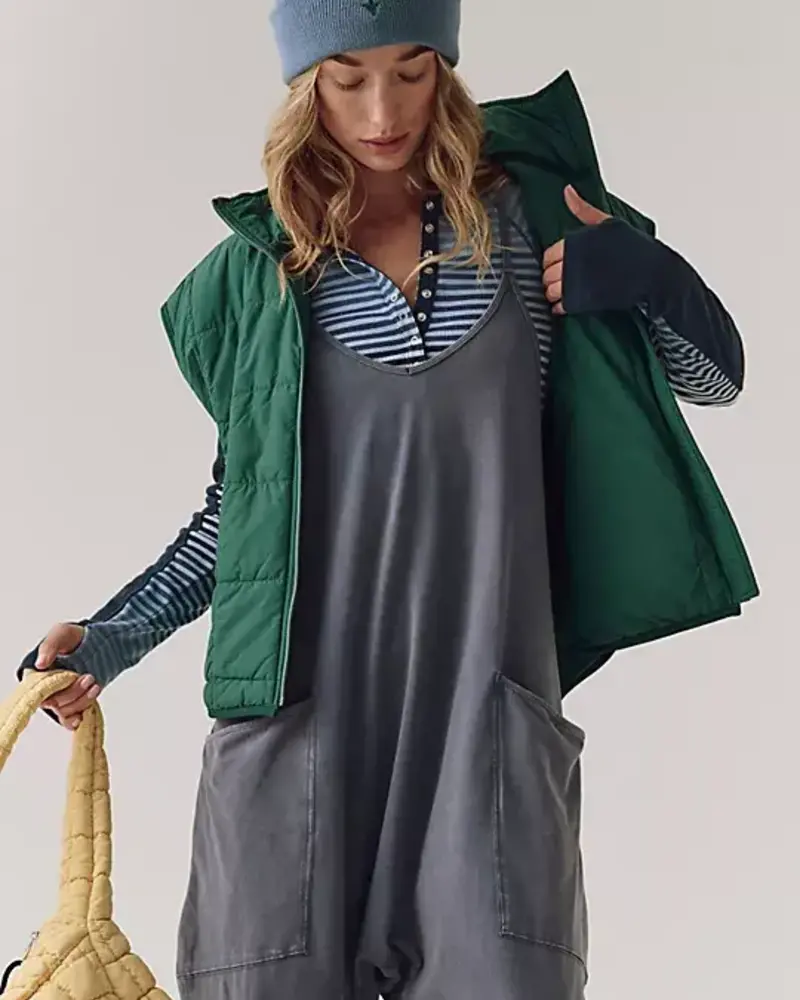 Free People Hot Shot Onesie | Indigo