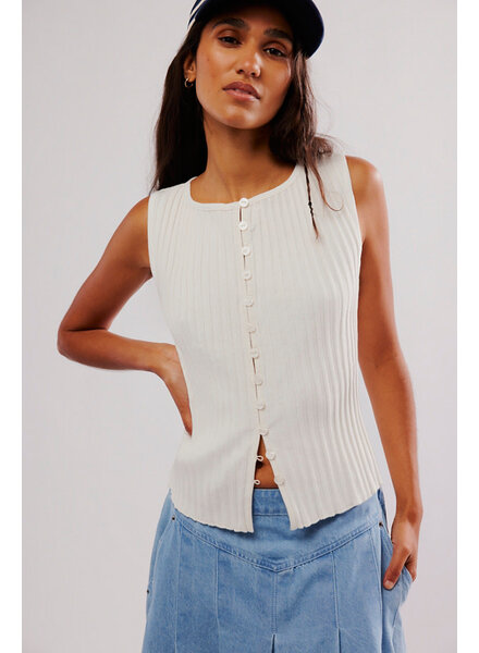 Free People Tilly Vest | Ivory