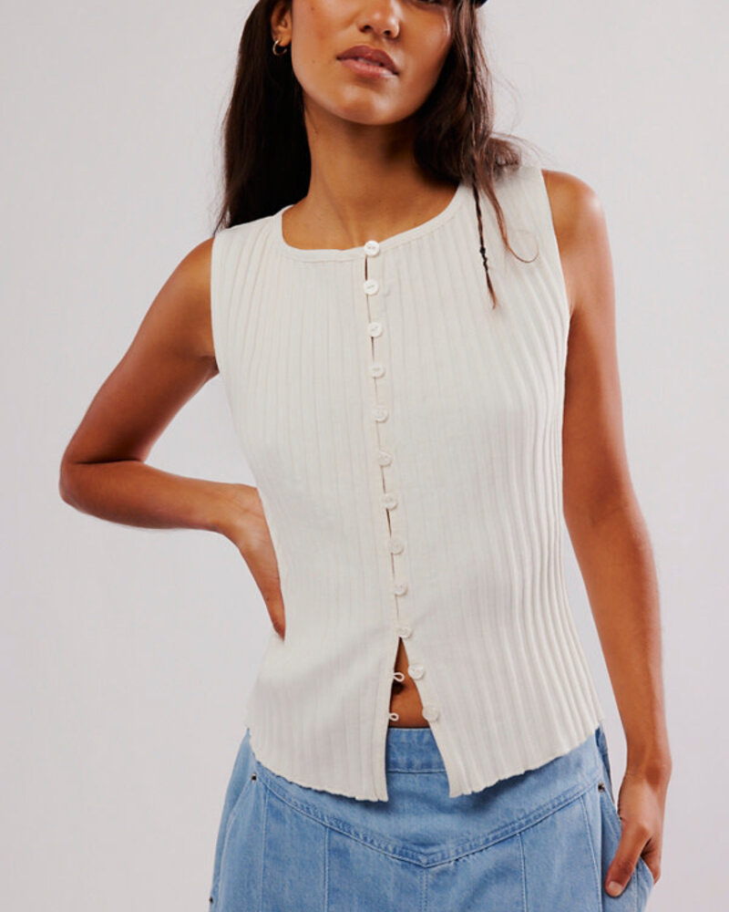 Free People Tilly Vest | Ivory