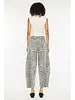 High Rise Lorette Leopard Barrel Jeans