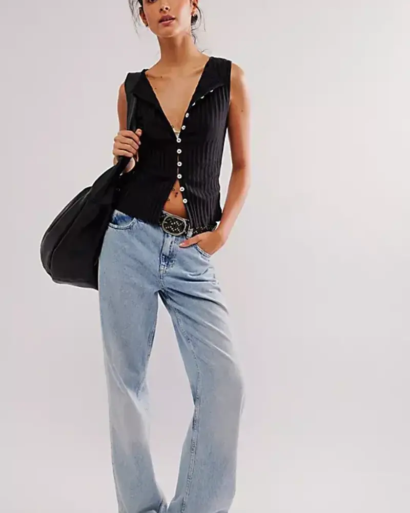 Free People Tilly Vest | Black