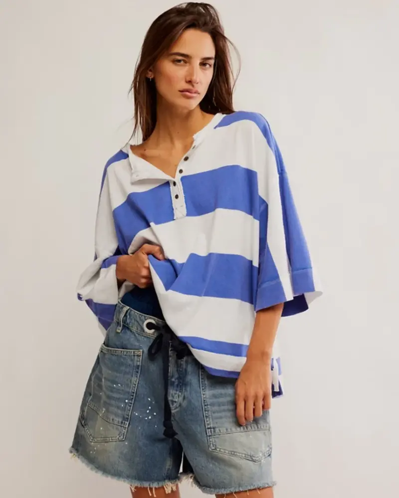 Free People Wonderful Tee | Blue