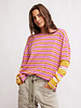 Free People Nina Stripe Long-Sleeve Tee | Lilac