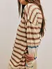 Free People Nina Stripe Long-Sleeve Tee | Neutral