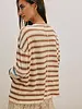 Free People Nina Stripe Long-Sleeve Tee | Neutral