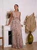 Raised Romantic Floral Tulle Dress | Pink