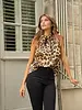 Elisabeth Leopard Top | Camel
