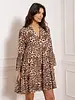 Landy Leopard Printed Silk Dress