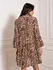 Landy Leopard Printed Silk Dress
