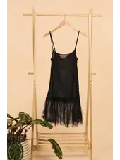 OS Sonya Slip | Tulle Black