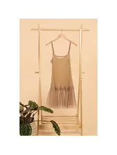 OS Sonya Slip | Taupe Black
