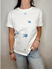 Reign Cuff Sleeve Tie Tee | Peony