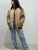 Elektra Reversible Leopard Bomber | Biege