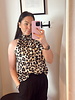 Elisabeth Leopard Top | Beige