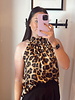 Elisabeth Leopard Top | Camel