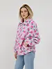 Floral Sherpa Jacket | Purple