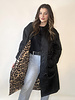 Freya Reversible Leopard Long Bomber