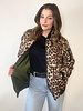 Elektra Reversible Leopard Bomber | Army