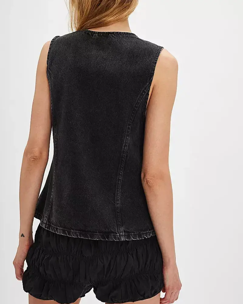 Free People Aimee Vest | Black