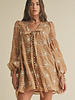 Mara Embroidered Mini Dress