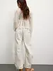 Free People Good Luck Mid-Rise Barrel Jeans | Milk