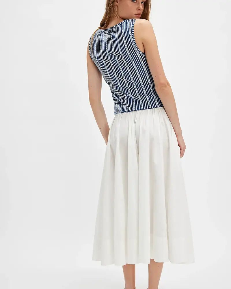 Free People Tilly Printed Vest | Navy