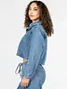 Crop Denim Shirt Jacket