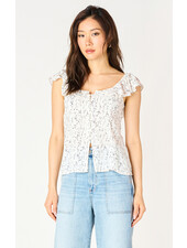 Lila Ruffle Top