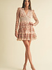 Emmie Embroidered Floral Lace Mini Dress