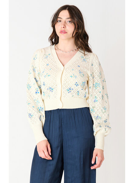 Elliana Embroidered Cardigan
