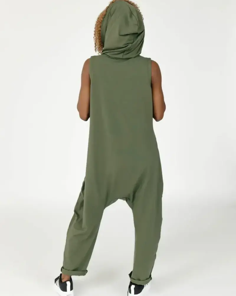 Smash + Tess Abigael Henley Romper | Moss