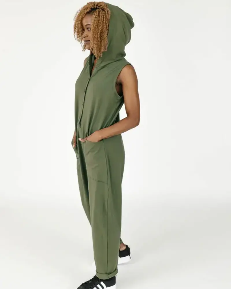 Smash + Tess Abigael Henley Romper | Moss