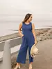 Smash + Tess Colbie Wide Leg Romper | Blue