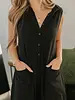 Smash + Tess Abigael Henley Romper | Black