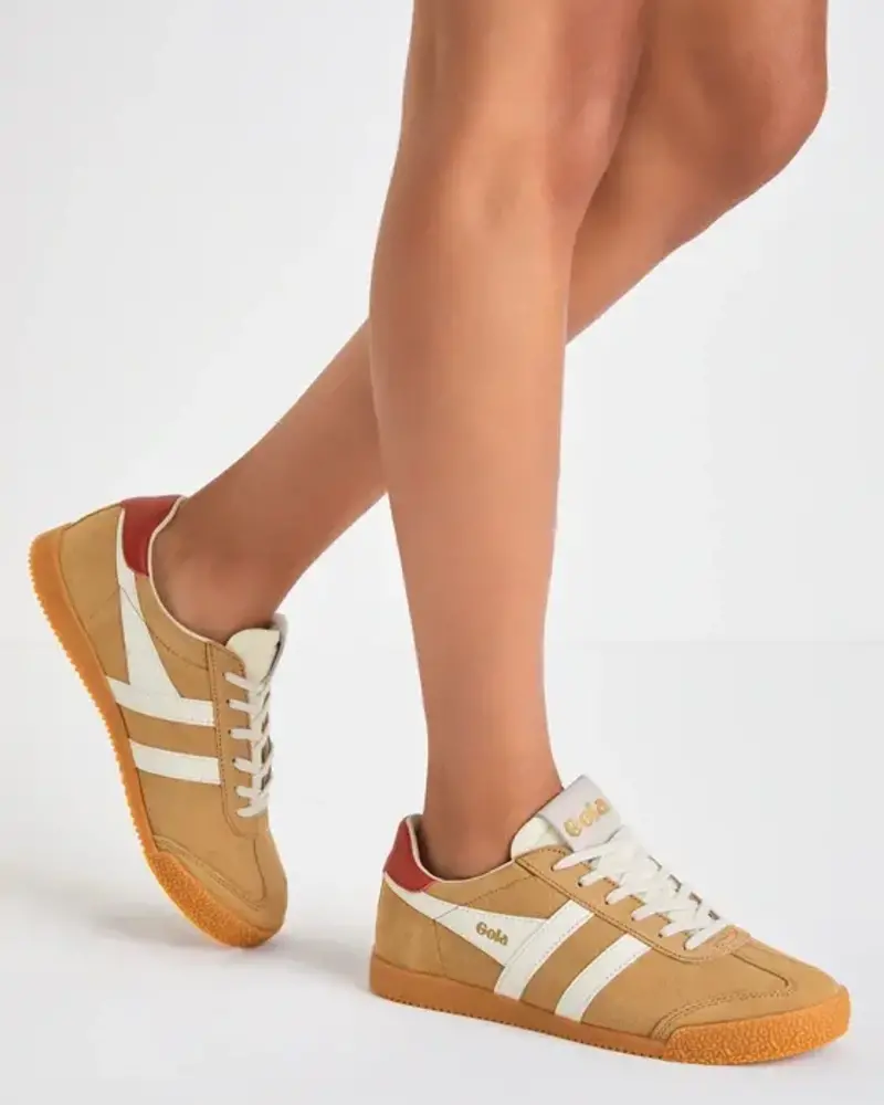 GOLA Elan Sneakers | Caramel / Off White / Deep Red
