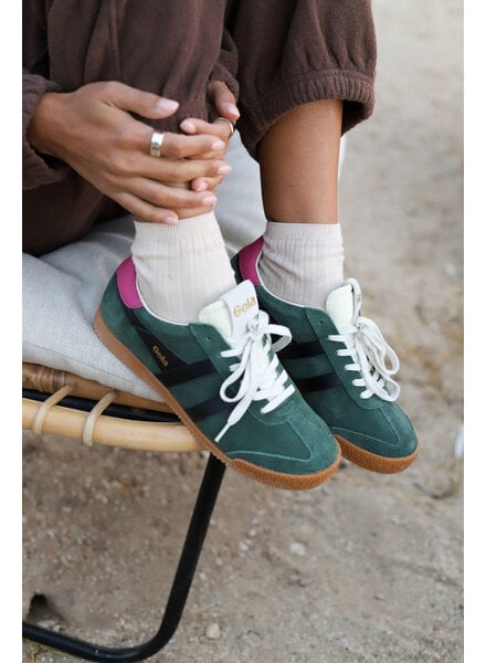 GOLA Elan Sneakers | Evergreen / Black / Fuchsia