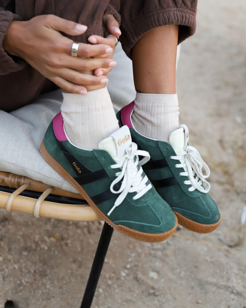 GOLA Elan Sneakers | Evergreen / Black / Fuchsia