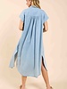 Energize Button Shirt Dress