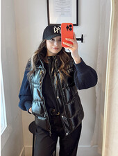 Charlotte Puffer Vest | Black