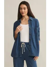 Z Supply All Day Knit Denim Jacket | Vintage