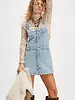 Free People Edie Denim Skirtall | Blues
