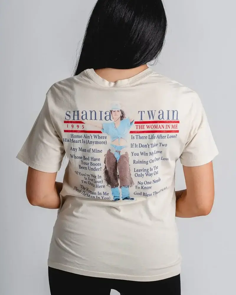 Shania Twain The Woman In Me Boyfriend Tee