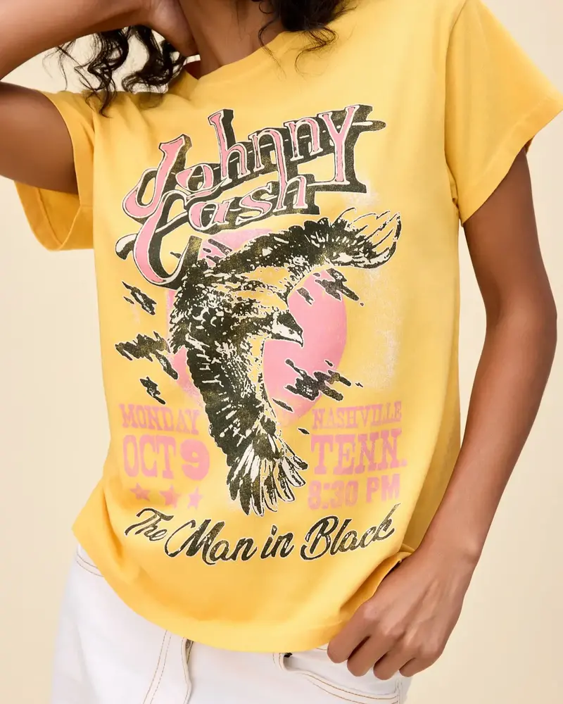 Johnny Cash Eagle Poster Tour Tee