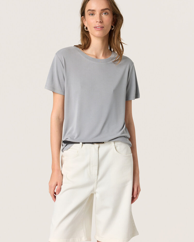 Columbine Crew-Neck T-Shirt | Gray