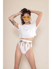 Queen Of Hearts Belt | Gold